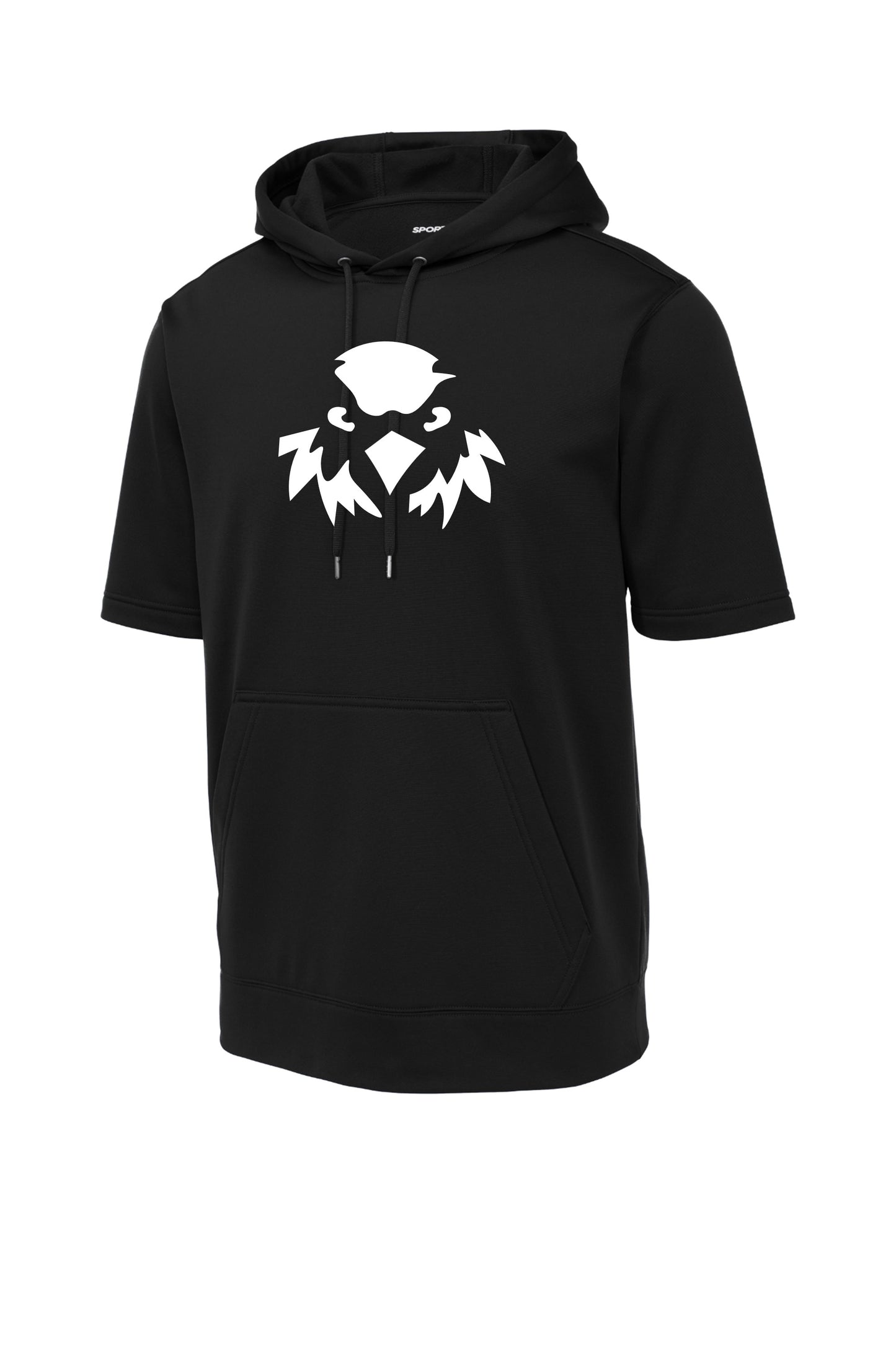 IceHawk Sports Fleece Short Sleeve Hoodie Pullover