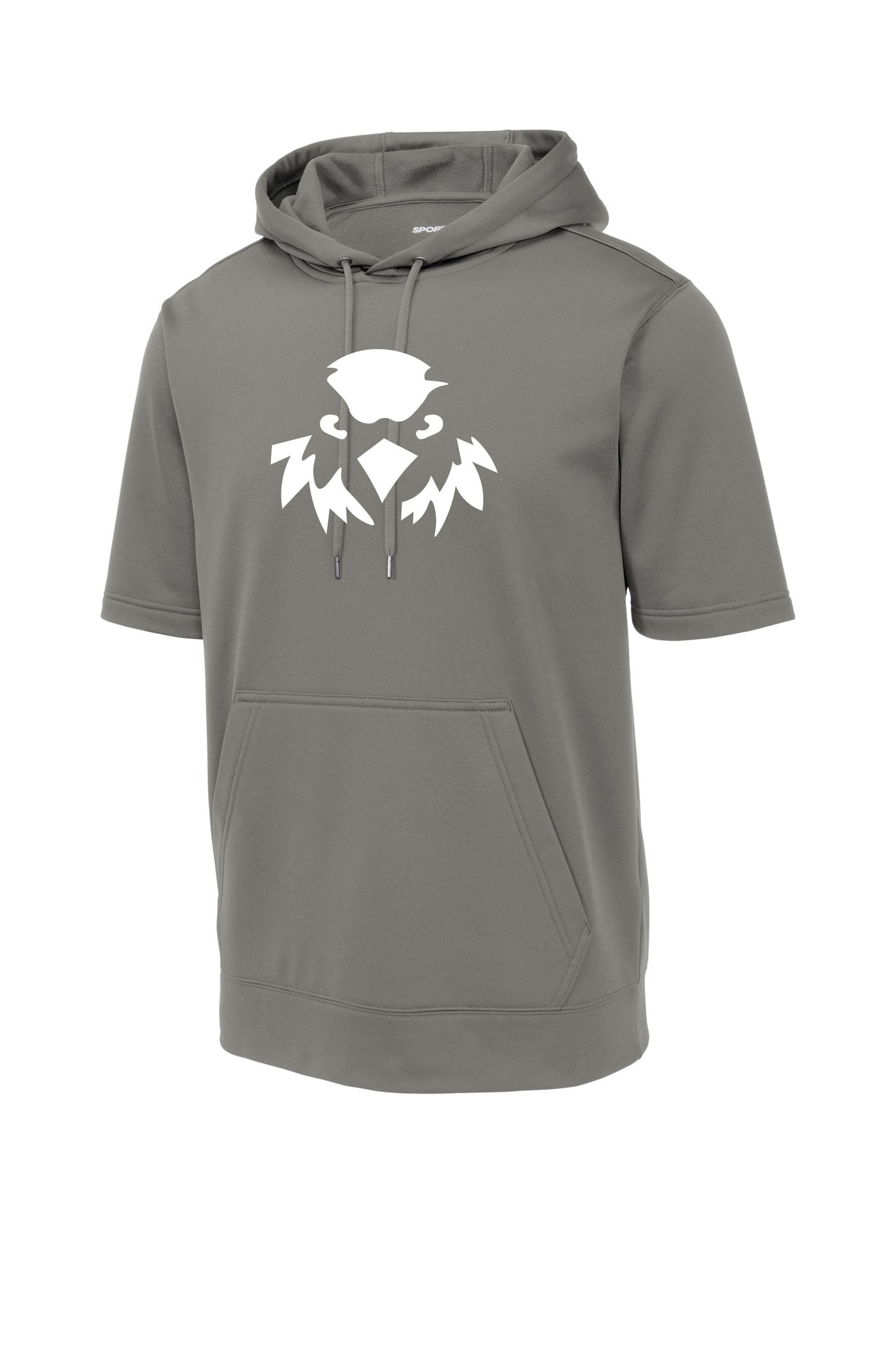 IceHawk Sports Fleece Short Sleeve Hoodie Pullover