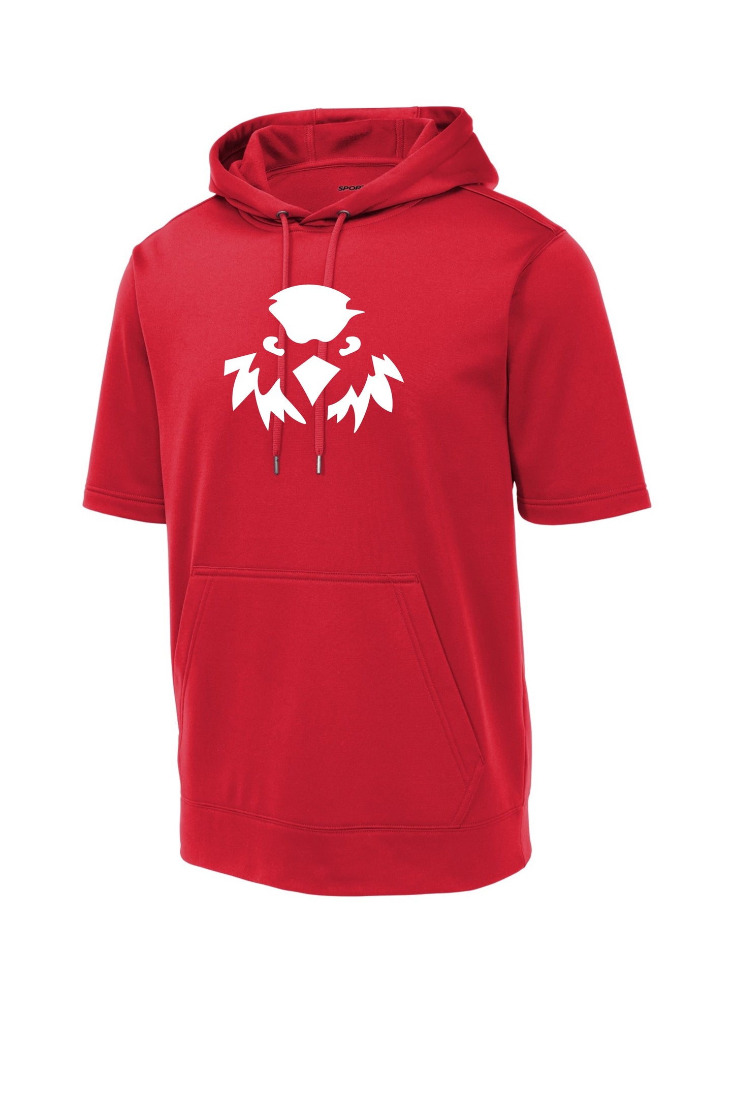 IceHawk Sports Fleece Short Sleeve Hoodie Pullover